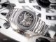 New Copy Patek Philippe Nautilus Skeleton Men Watches Stainless Steel Silver dial (2)_th.jpg